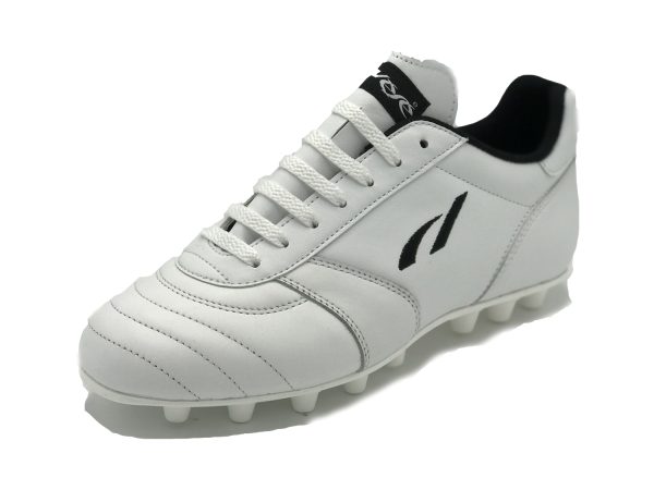 modello CLASSIC bianco - Danese scarpe da calcio artigianali