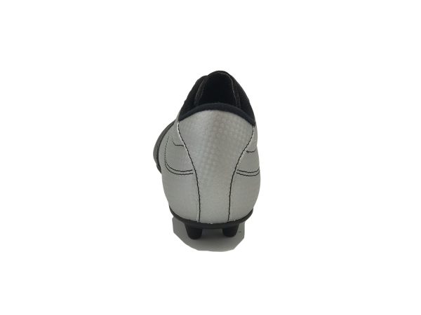 modello CLASSIC Junior Micro Carbon bianco nero - DANESE Scarpe Calcio Calcetto Bambino artigianali