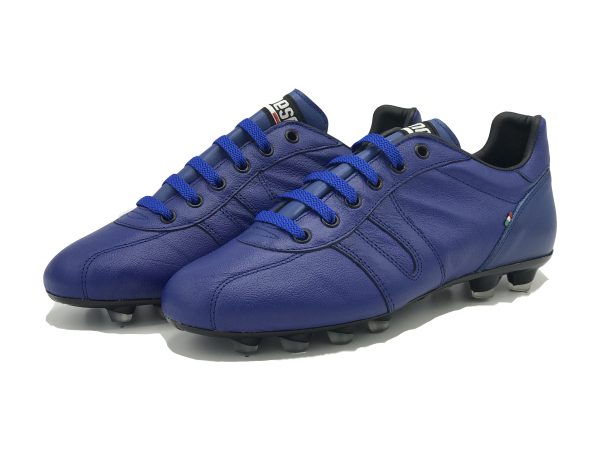 modello GOLEADA blu - DANESE Scarpe da calcio artigianali