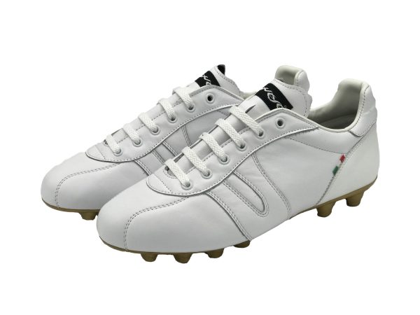 modello GOLEADA Bianco - DANESE Scarpe da calcio artigianali