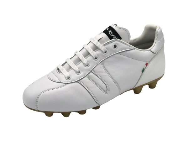 modello GOLEADA Bianco - DANESE Scarpe da calcio artigianali