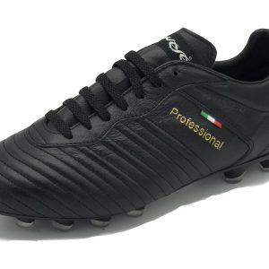 modello NEW PROFESSIONAL Nero - Scarpe da calcio artigianali - Danese Calzature