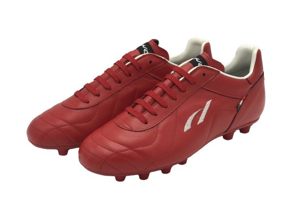 modello EUROPA 20 rosso - DANESE Scarpe da calcio artigianali